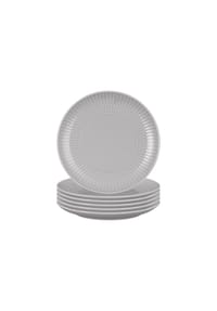 Seltmann Weiden Brotteller Amina ø 16,3 cm 6er Set - AMINA - grau