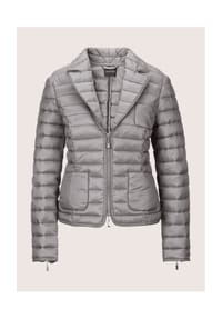 MADELEINE - Wattierte Damenjacke mit sportivem Touch - blaugrau