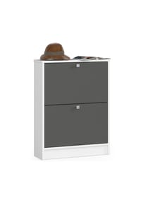 Akord - Schuhschrank 2 mit 2 Klapptüren - erle