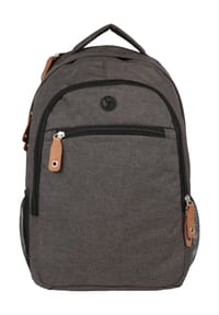 GLOBETROTTER - Rucksack, Melange, Netzfächer, uni - DK GREY