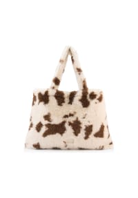 SEIDENFELT Norrlida - Norrlida Shopper Tasche 57 cm - cow white-brown