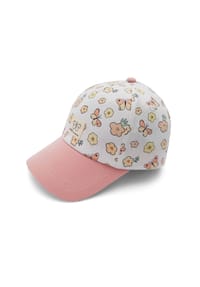 maximo® - Cap Schmetterlinge, verstellbar, für Kinder - 3817 WOLLWEIß/MARM