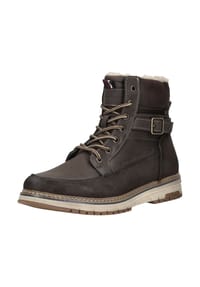 TOM TAILOR - Lederimitat Stiefelette - Mokka