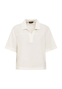 MANGUUN collection - Shirtbluse, Leinenanteil, für Damen - 1 PETROL