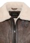 camel active Gefütterte Lederjacke mit Innentasche Bild 9