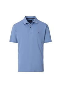 CASAMODA - Poloshirt, Baumwoll-Mix, Logo-Stickerei, für Herren - 102 BLAU