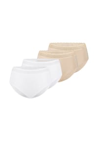 TRIUMPH - Midi Slip 4er Pack Feel of Modal - Beige / schwarz
