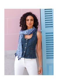 Witt - Jeans-Weste - blue-stone-washed