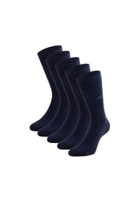 CINQUE - Herren Socken, 5er Pack - Business-Socken, Baumwollmischung, Logo, einfarbig - Anthrazit