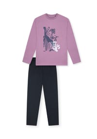 SCHIESSER - Schlafanzug Nightwear - Burgund