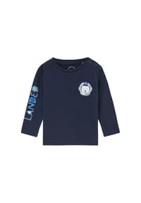 s.Oliver - Langarmshirt, Baumwolle, für Babys und Kleinkinder - 5952  BLUE
