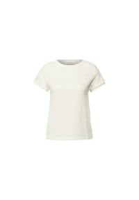CECIL - T-Shirt, U-Boot-Ausschnitt, für Damen - 13474 VANILLA WHIT