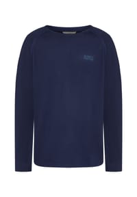 GLOBETROTTER - Langarmshirt Outdoor Bela, Rundhals, für Herren - PEACOAT