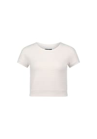zero - T-Shirt mit Struktur - Eggnog
