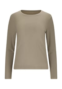 ENDURANCE ATHLECIA - Langarmshirt Tinashe V2 mit Quick Dry-Funktion - 1294 Chocolate Torte