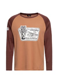 KING KEROSIN - Langarmshirt mit Raglanärmel The Islander - latte macchiato