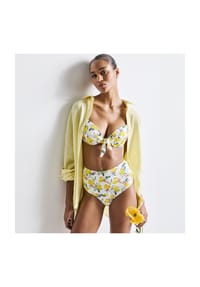 MANGUUN - Bikini-Oberteil, Schleife, für Damen - E12 CLOUD DANCER