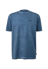 QS - T-Shirt, Rundhals, für Herren - 5529 BLUE