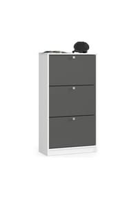 Akord - Schuhschrank 3 mit 3 Klapptüren - erle