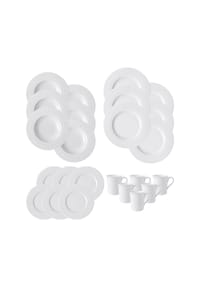 Villeroy & Boch Geschirr-Set Cellini 24er Set weiß - CELLINI - weiß