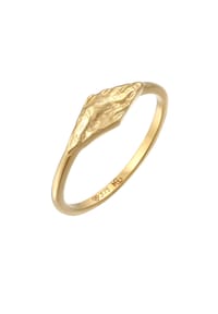 HAZE & GLORY - Ring Siegelring Marquis - Gratitude 375 Gelbgold - Gold