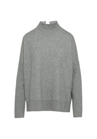 comma, CASUAL IDENTITY - Pullover, Stehkragen, für Damen - 90W2  GREY/BLACK