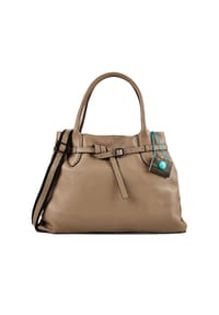Gabs Elif - Elif Schultertasche Leder 43 cm - cappuccino