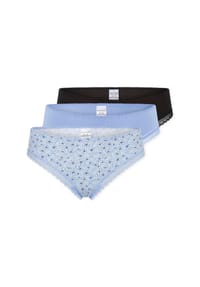SCHIESSER - String 3er Pack 95/5 Modern Cotton - Hellblau