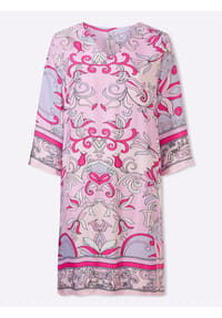 heine - Druck-Kleid - rosé-hellrosé-bedruckt