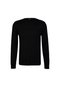 JOOP! - Herren Strickpullover - JK-01Denny, Rundhals, Feinstrick, Wolle, uni - Blau
