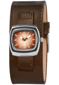 RAPTOR Raptor - Damen Quarz Armbanduhr Tizia mit Lederarmband - Mineralglas - braun-silber
