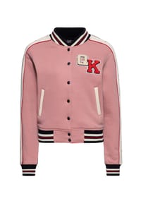 QUEEN KEROSIN - Collegejacke mit Sternen-Print Star - rosa