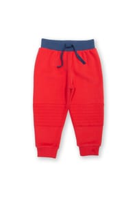 KITE - Kinder Stitch Patch Jogginghose Rot Bio-Baumwolle - rot