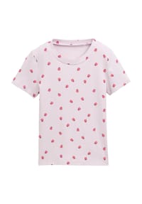 TOM TAILOR - T-Shirt, Rundhals, für Kinder - 37747 LILAC PINK