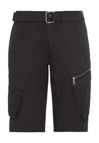 DUNMORE - Cargo-Bermudas, Baumwolle, Gürtel, für Herren - ANTHRAZIT