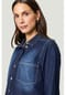 zero Jeanshemd, Blusenkragen, für Damen Bild 4