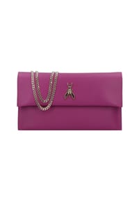 PATRIZIA PEPE - Fly Fly Clutch Tasche Leder 27.5 cm - clash red