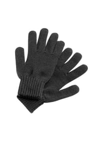 maximo® - KIDS-Fingerhandschuhe, Strick - carbonmeliert