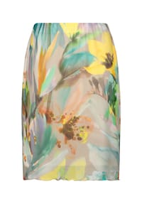 BETTY BARCLAY - Midirock mit Gummizug - Mint/Nature