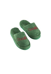 EGERIA® - Kuschel-Slipper  "Crocodile" - GRÜN