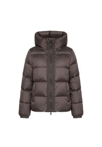 BLONDE NO.8 - Daunenjacke LE MANS mit Kapuze - DARK TAUPE