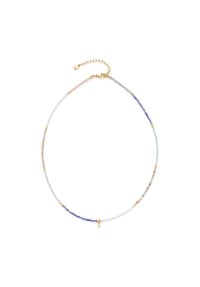 LEONARDO - Damen Kette, Edelstahl mit Achat - GELBGOLD