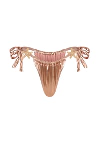 MODA MINX - Bikinihose STARFISH METALLIC mit tollen Seestern-Elementen - Rose Gold