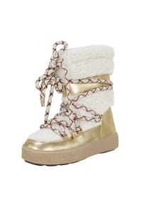 Findlay - Winterstiefel SASHA im Moon Boot-Stil mit Teddyfell - golden hour