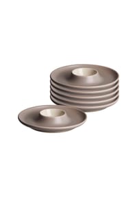 Ritzenhoff & Breker Eierteller Jasper ø 12 cm 6er Set - JASPER - grau