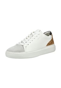 GEOX - Leder Sneaker - Weiß/Braun