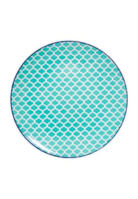 CreaTable Speiseteller "Mediterran", Ø 27 cm - MEDITERRAN - petrol