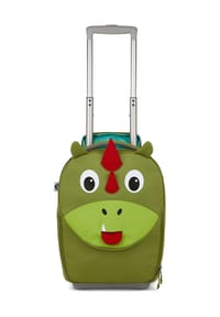 Affenzahn - Kinderkoffer "Drache", Adressanhänger, für Kinder - GRÜN
