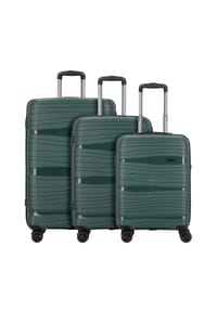 d & n® - Travel Line 4300 Travel Line 4300 4 Rollen Kofferset 3-teilig - dark green