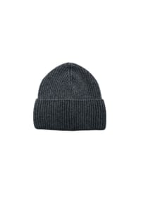 CAPO - Strickmütze, Kaschmir Formstrick - grey